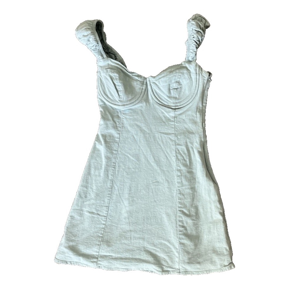 ASTR the Label Casey Mini Dress Size S Sage Green